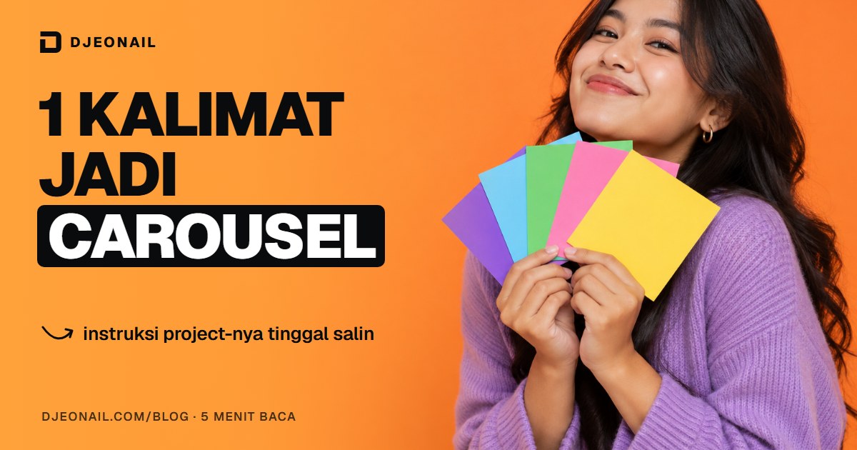 Sampul: Generator Carousel Instagram dengan Claude